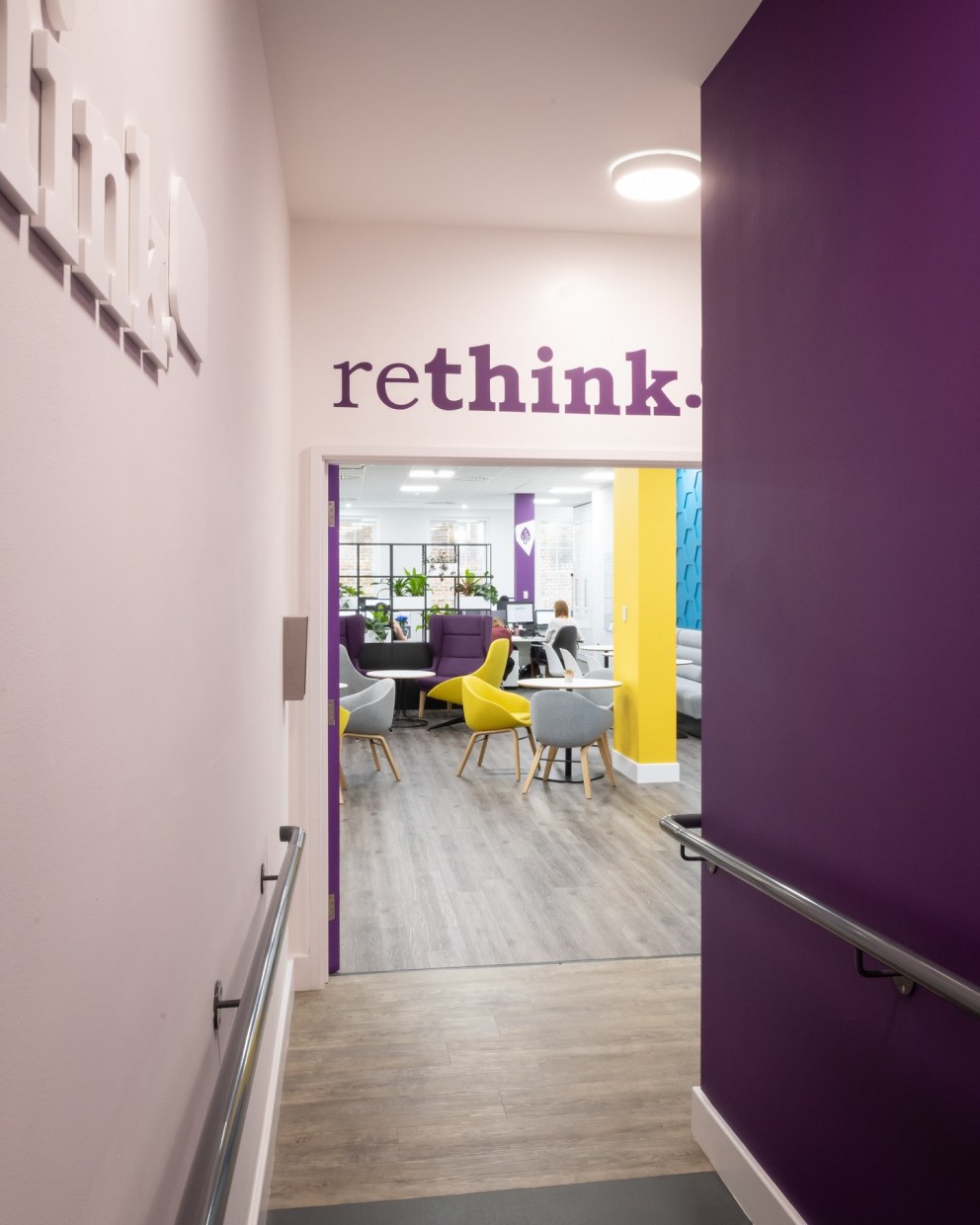 Rethink Events - Workplace Design | Branded entrance lobby | Interior Designers